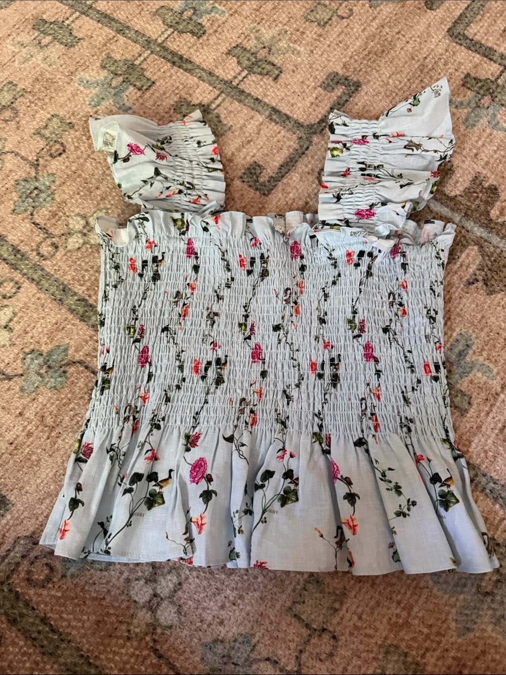 Hill House Pond Floral Paz Top | Like New Size Small